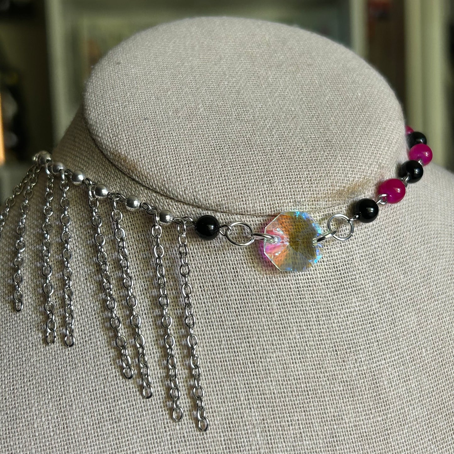 Silver Mira Choker