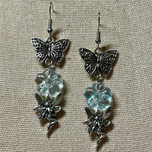 Blue Fairy Earrings