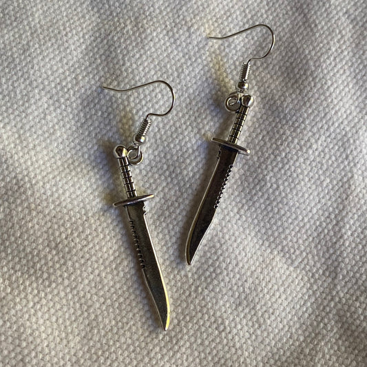 Knife Earrings