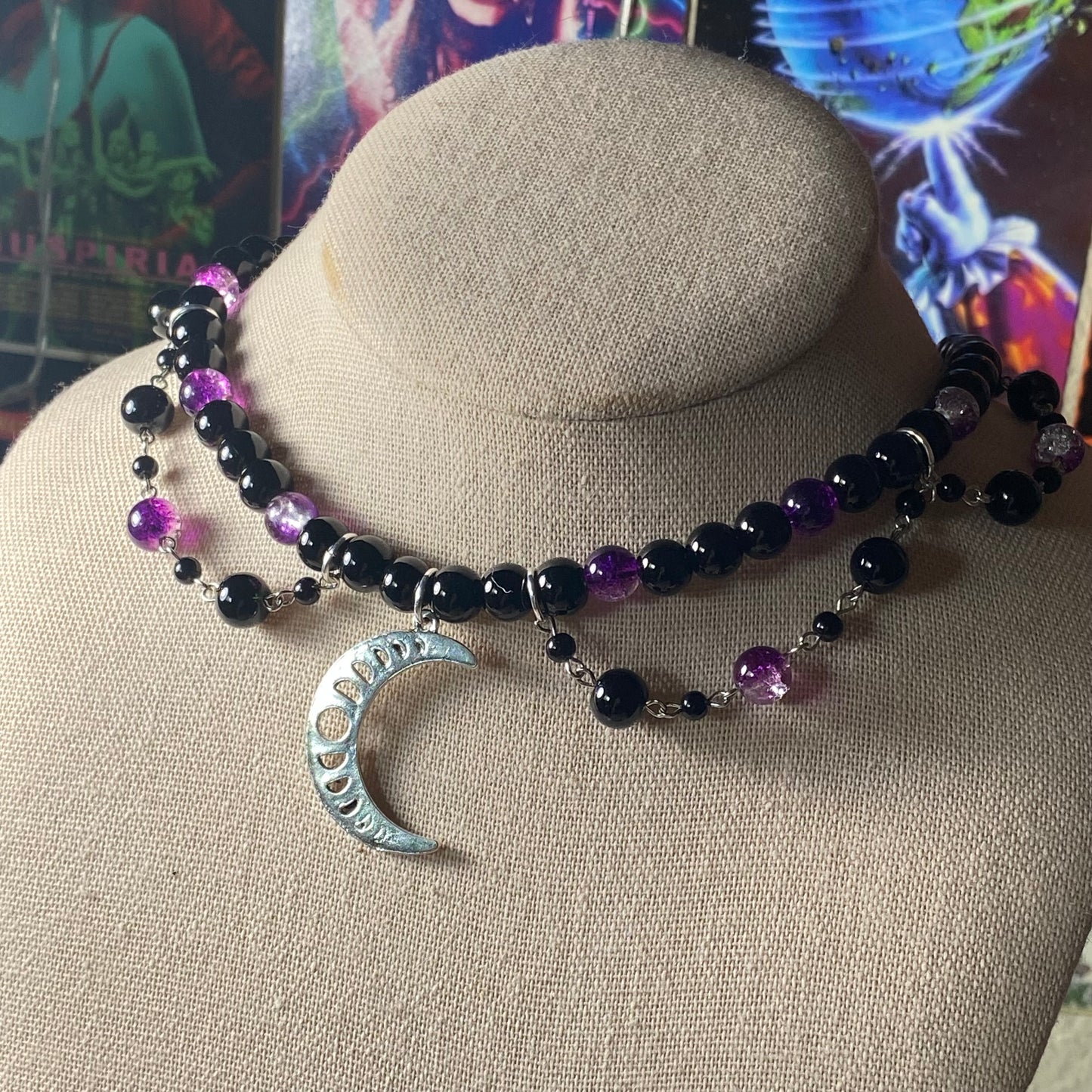 Silver Moon Necklace