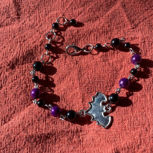 Purple Bat Bracelet