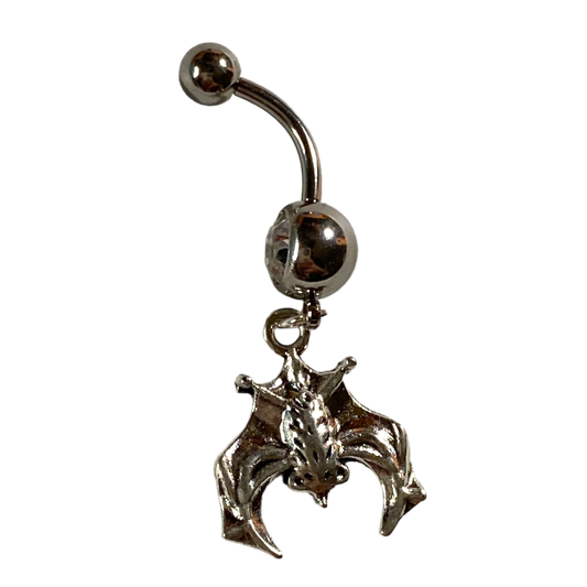 Bat Belly Button Dangle Ring