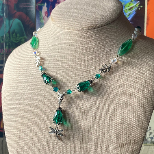 Dragonfly Drop Necklace