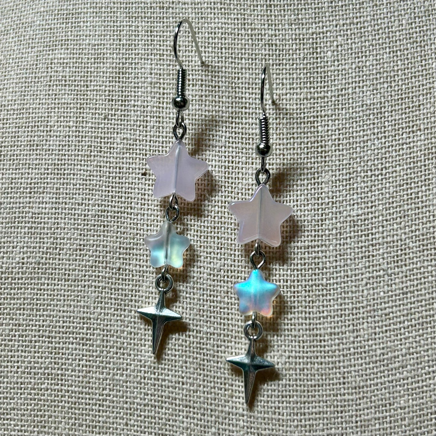 Silver Starlight Earrings