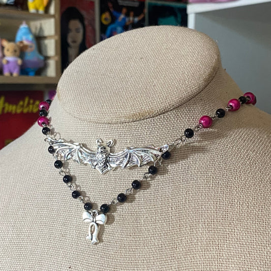 Pink Vamp Necklace