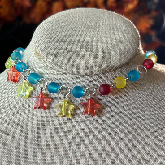 Primary Clown Necklace
