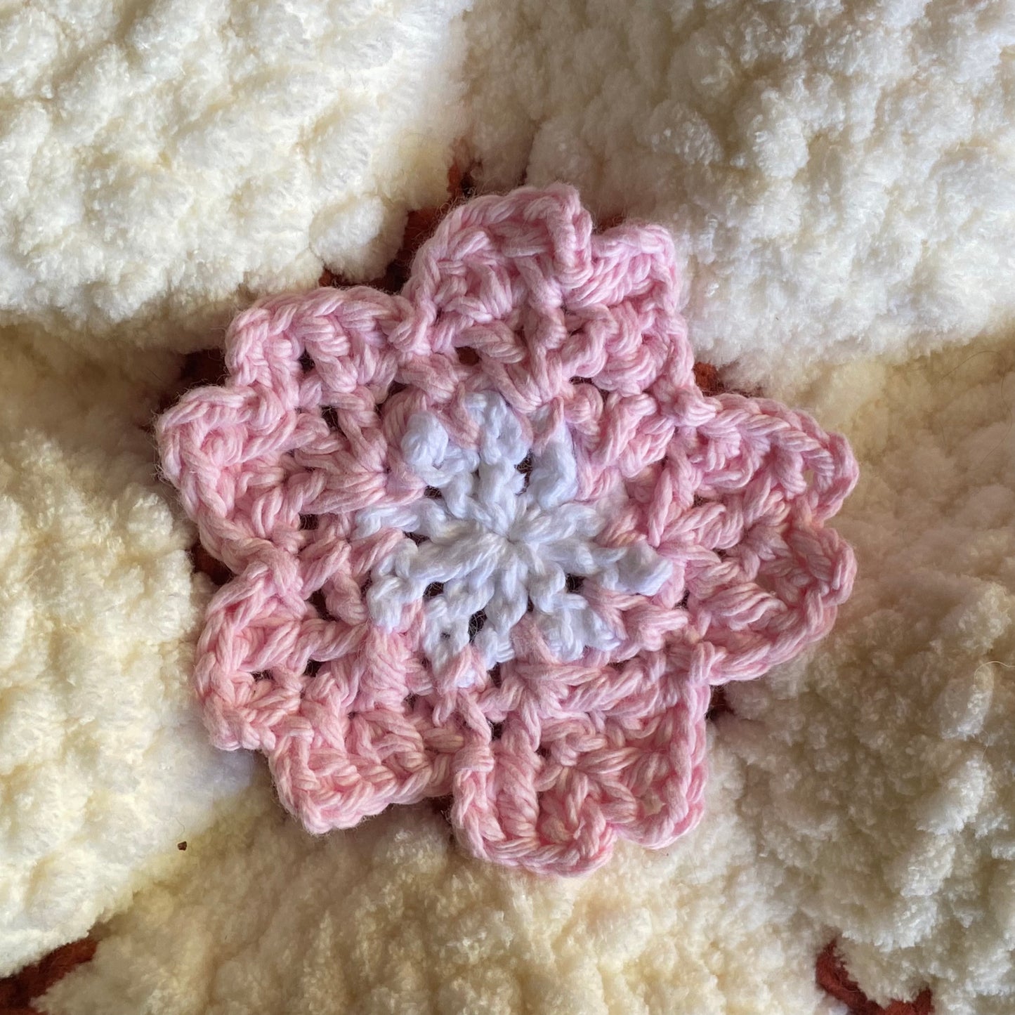 Crochet Sakura Coaster